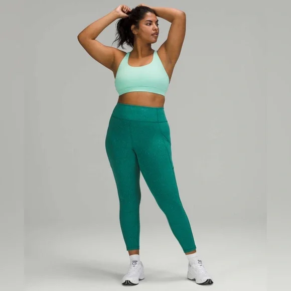 NWOT Lululemon Invigorate High-Rise Tight 25” in Crunch Teal Lagoon size 2 - Picture 5 of 9